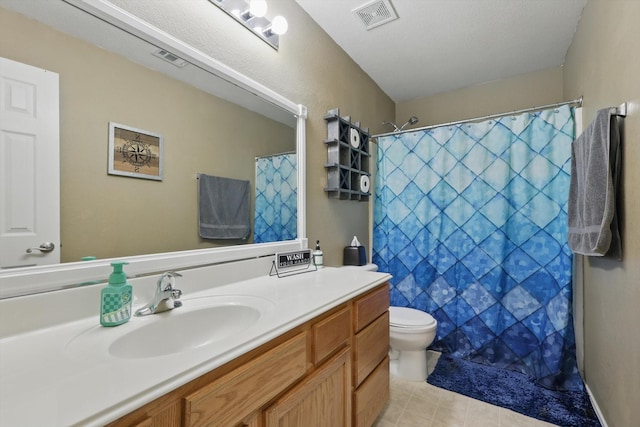 1500 Caymus Ct, Lewisville, TX 75067 - full bathroom featuring vanity, toilet, and a shower with shower curtain