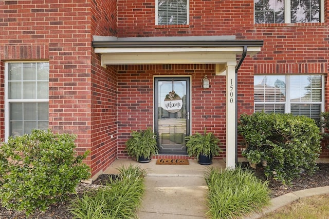 1500 Caymus Ct, Lewisville, TX 75067 - entrance to property featuring brick siding