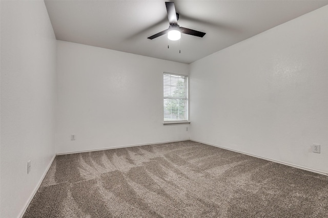 4430 Morning Star Ln, Midlothian, TX 76065 - empty room featuring carpet floors, ceiling fan, and baseboards
