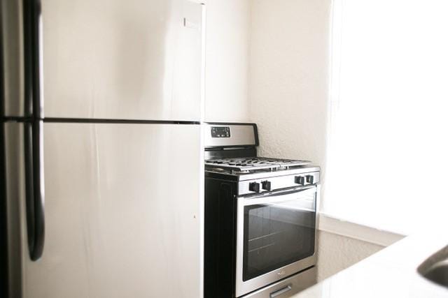 4107 Herschel Ave, Dallas, TX 75219 - kitchen with stainless steel appliances