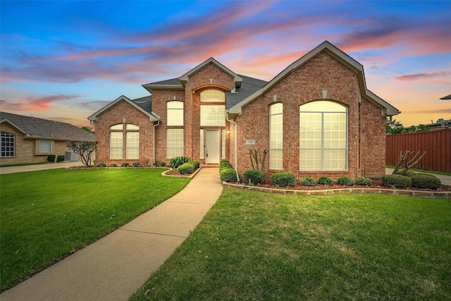 518 Hawthorne Dr, Murphy, TX 75094 - view of front facade featuring brick siding and a shingled roof