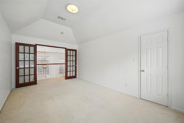 518 Hawthorne Dr, Murphy, TX 75094 - carpeted spare room featuring vaulted ceiling