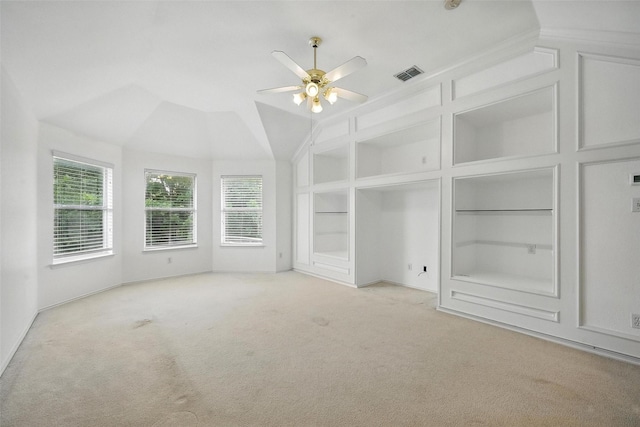 518 Hawthorne Dr, Murphy, TX 75094 - unfurnished bedroom featuring light carpet, lofted ceiling, ceiling fan, and baseboards