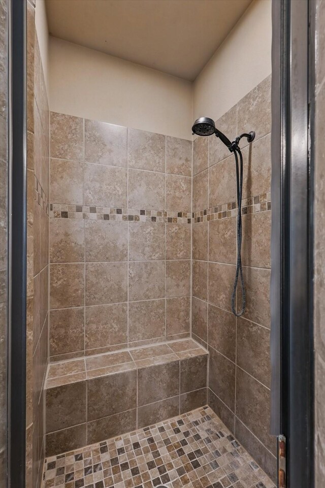 5861 Hayes Rd, Midlothian, TX 76065 - bathroom featuring tiled shower