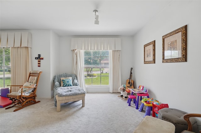 3720 Wharton Dr, Fort Worth, TX 76133 - living area with healthy amount of natural light and carpet floors