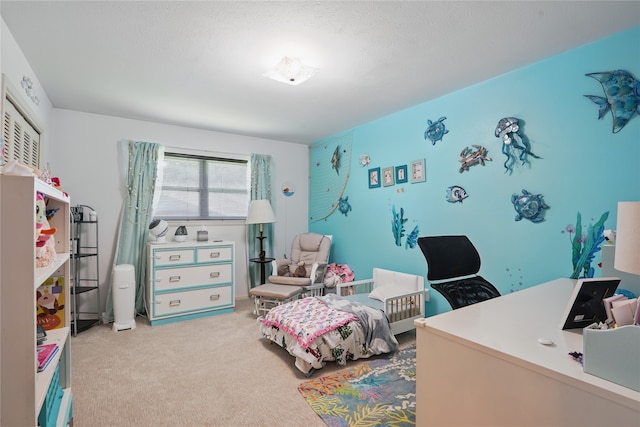 3720 Wharton Dr, Fort Worth, TX 76133 - carpeted bedroom featuring a desk
