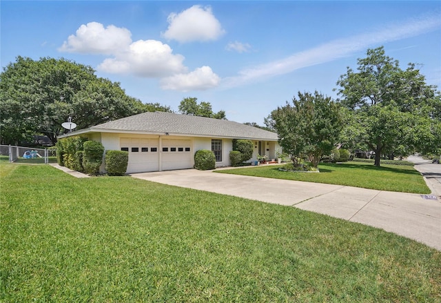3720 Wharton Dr, Fort Worth, TX 76133 - ranch-style house featuring an attached garage and concrete driveway