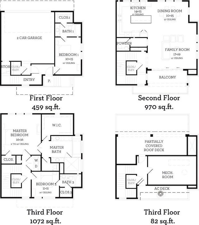 201 Carroll St, Fort Worth, TX 76107 - property floor plan
