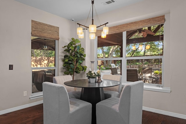 1817 Foxborough Trl, Flower Mound, TX 75028 - dining area featuring baseboards and wood finished floors