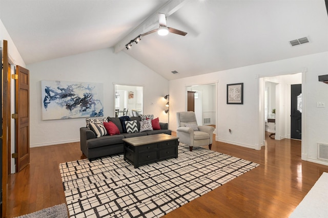 529 Doubletree Dr, Highland Village, TX 75077 - living area with a ceiling fan, wood finished floors, and baseboards