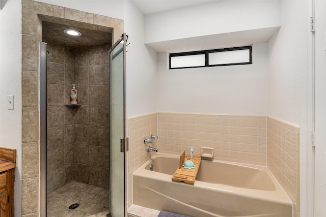 529 Doubletree Dr, Highland Village, TX 75077 - full bathroom with a bath and a stall shower