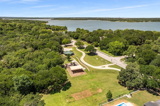 529 Doubletree Dr, Highland Village, TX 75077 - drone / aerial view of a large body of water