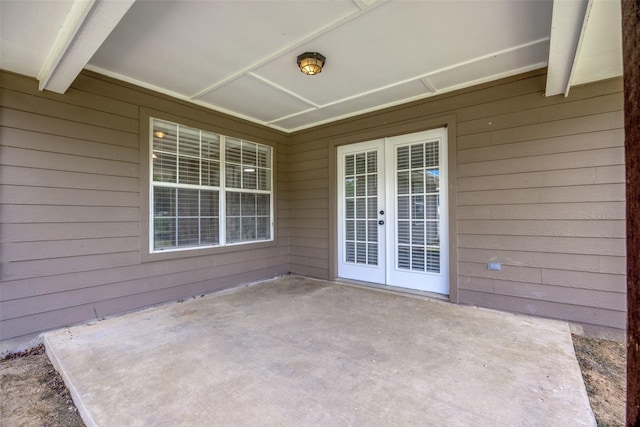 505 W Thomas St, Leonard, TX 75452 - view of patio featuring french doors