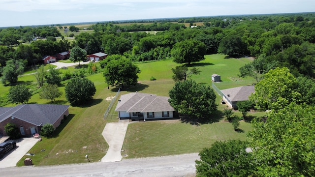 505 W Thomas St, Leonard, TX 75452 - view from above of property