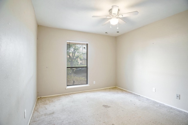 745 Oakland St, Grand Prairie, TX 75052 - carpeted empty room featuring ceiling fan and baseboards