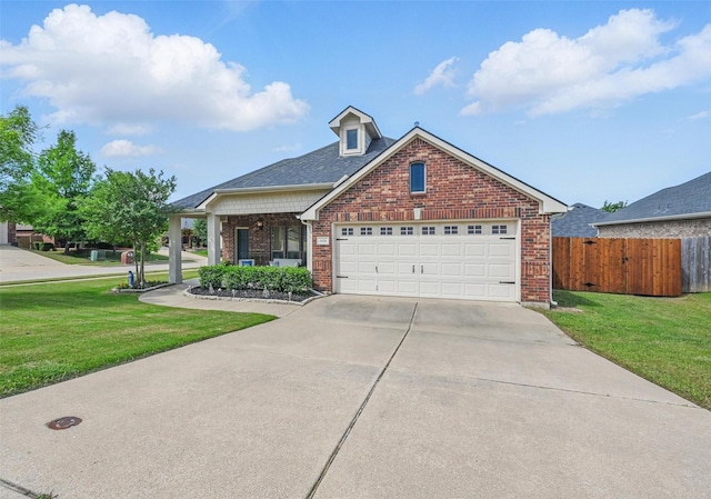 1414 Fox Glen Trl, Mansfield, TX 76063 - view of front of home with brick siding, concrete driveway, and a garage