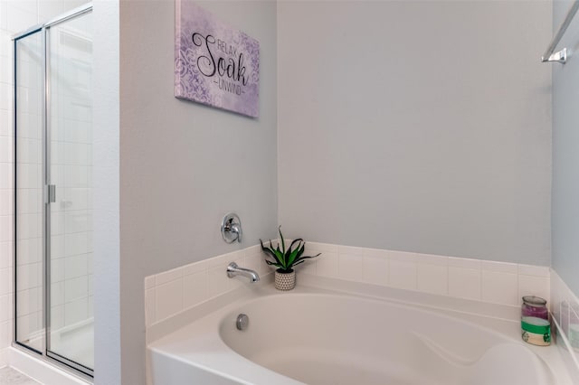 1317 Roadrunner Dr, Little Elm, TX 75068 - full bath featuring a shower stall and a garden tub