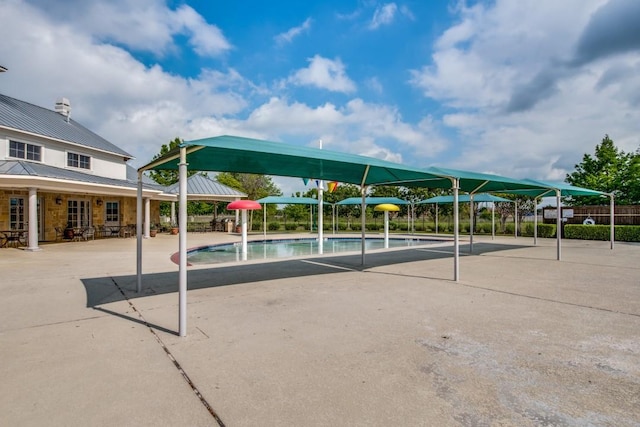 1317 Roadrunner Dr, Little Elm, TX 75068 - view of pool with a patio area