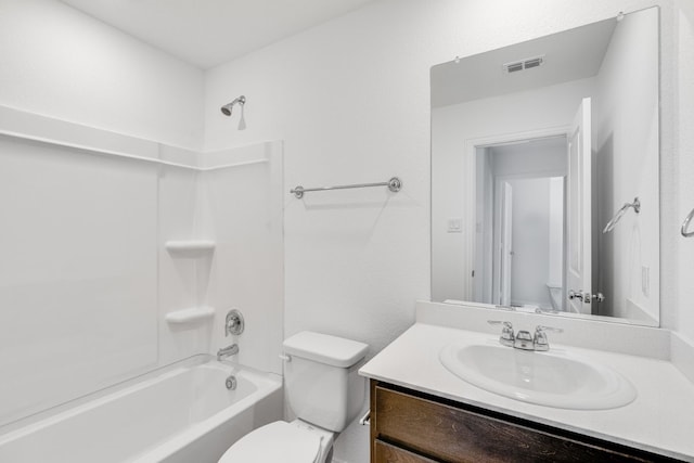 1932 Coleto Rd, Crandall, TX 75114 - bathroom featuring toilet, vanity, and  shower combination