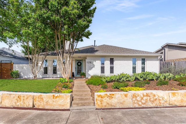 1236 Richland Oaks Dr, Richardson, TX 75081 - view of front of house featuring brick siding