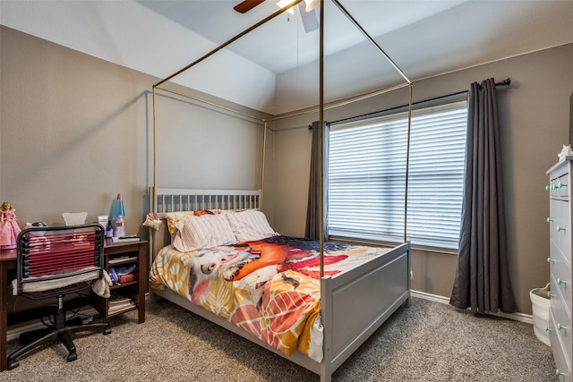 8405 White Stallion Trl, Mckinney, TX 75070 - carpeted bedroom featuring ceiling fan and baseboards