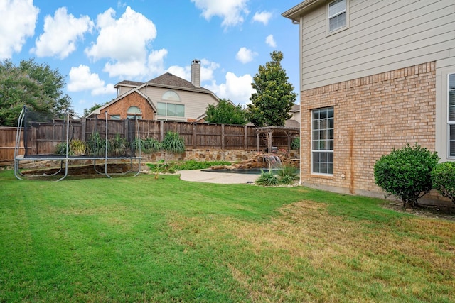 1912 White Oak Rd, Mckinney, TX 75072 - view of yard featuring a trampoline