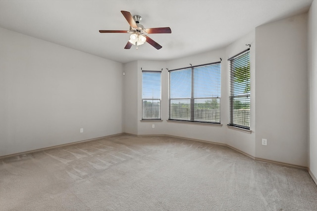 3512 Hornbeam St, Denton, TX 76226 - spare room featuring light carpet and a ceiling fan