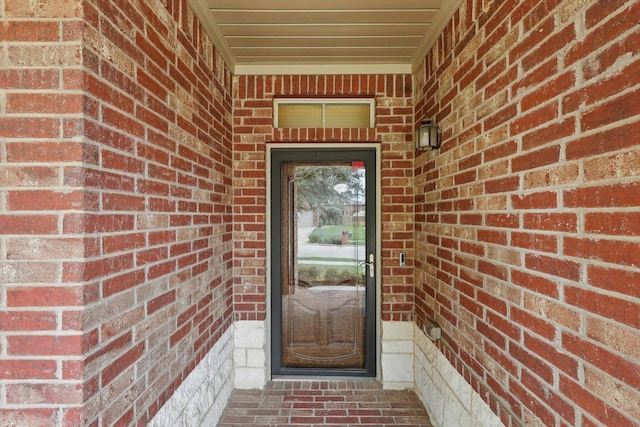 3512 Hornbeam St, Denton, TX 76226 - view of exterior entry with brick siding