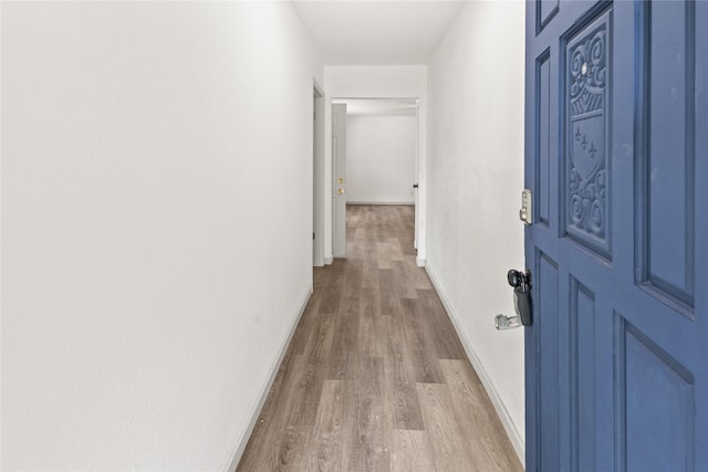 3812 David Ln, Forest Hill, TX 76119 - corridor with wood finished floors and baseboards