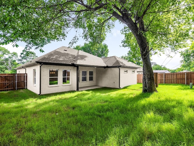 4416 Green Acres Ct, Arlington, TX 76017 - back of house with brick siding and roof with shingles