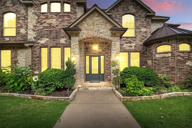 2056 Willow Bend Dr, Oak Leaf, TX 75154 - entrance to property featuring brick siding