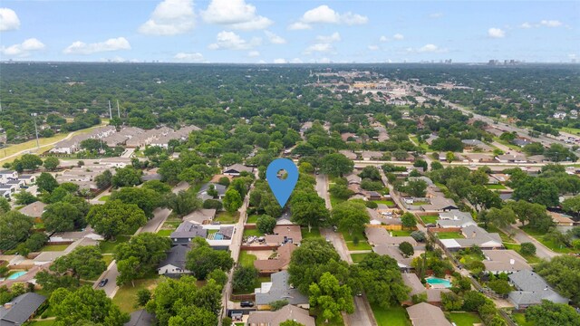 3309 Citation Dr, Dallas, TX 75229 - aerial perspective of suburban area