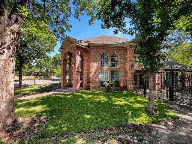 6029 Bellaire Dr, Benbrook, TX 76132 - view of front of house with brick siding and roof with shingles