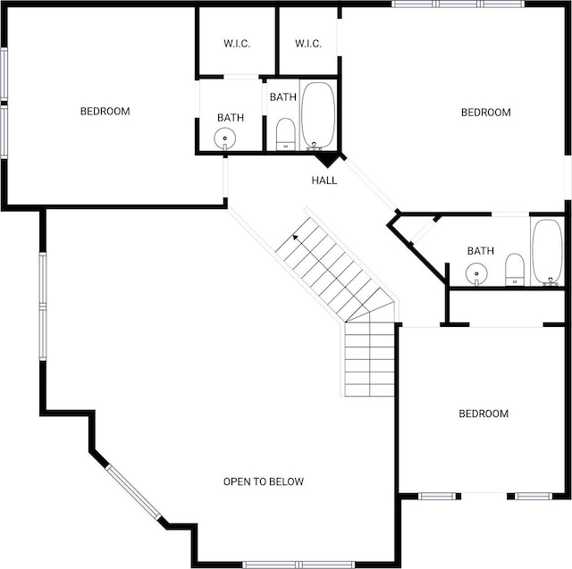 6029 Bellaire Dr, Benbrook, TX 76132 - view of room layout