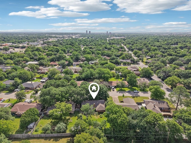 1113 Stanley St, Denton, TX 76201 - aerial perspective of suburban area