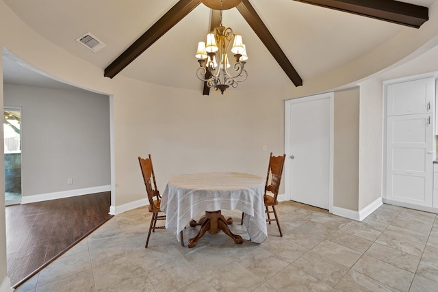 2612 Windsor Pl, Plano, TX 75075 - dining space featuring a chandelier, baseboards, and light tile patterned floors
