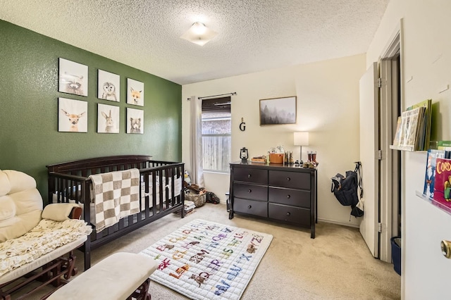 1806 Willowbrook Dr, Terrell, TX 75160 - bedroom featuring carpet flooring and a textured ceiling