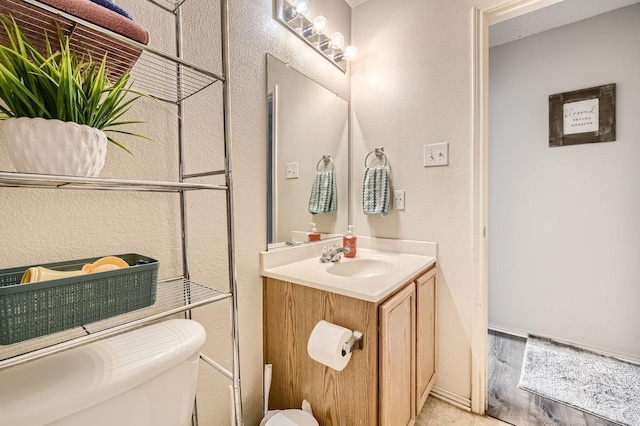 1806 Willowbrook Dr, Terrell, TX 75160 - half bathroom with toilet and vanity