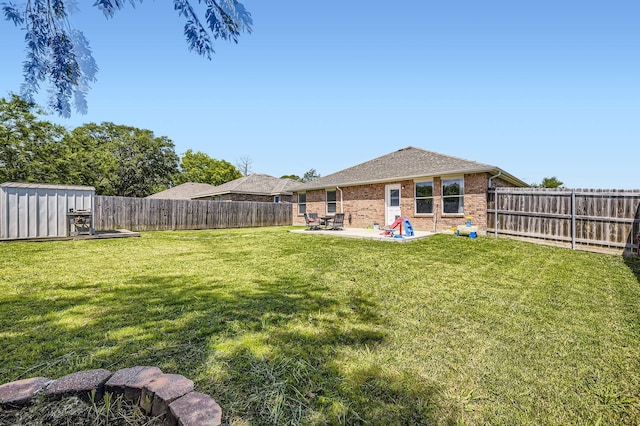 1806 Willowbrook Dr, Terrell, TX 75160 - view of yard featuring a patio area