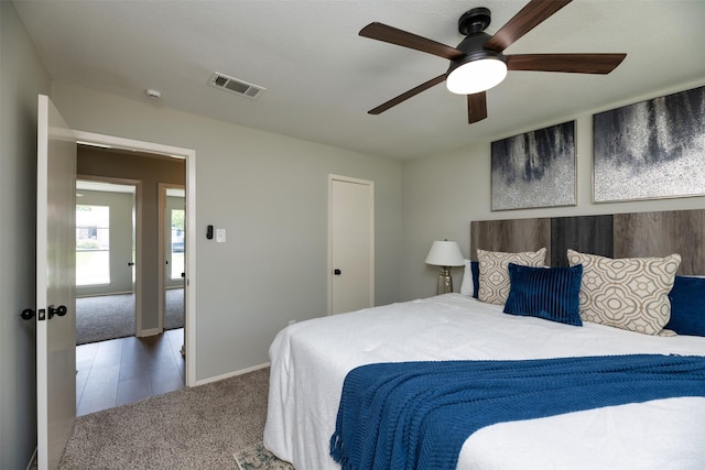620 Admiralty Way, Fort Worth, TX 76108 - bedroom featuring carpet flooring, ceiling fan, and baseboards