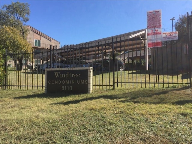 8110 Skillman St Unit 2054, Dallas, TX 75231 - view of community / neighborhood sign