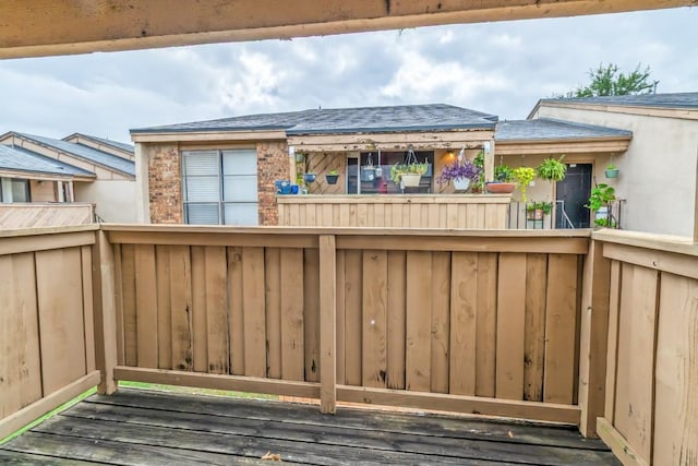 8110 Skillman St Unit 2054, Dallas, TX 75231 - view of wooden terrace