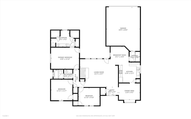 220 Timber Ridge Ln, Coppell, TX 75019 - floor plan / room layout