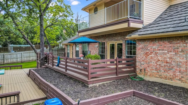 120 Oak Hollow Ct S, Azle, TX 76020 - view of deck