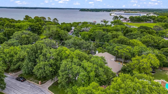 120 Oak Hollow Ct S, Azle, TX 76020 - bird's eye view of a nearby body of water
