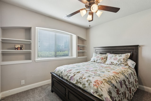 4328 Waterstone Rd, Fort Worth, TX 76244 - carpeted bedroom with baseboards and ceiling fan