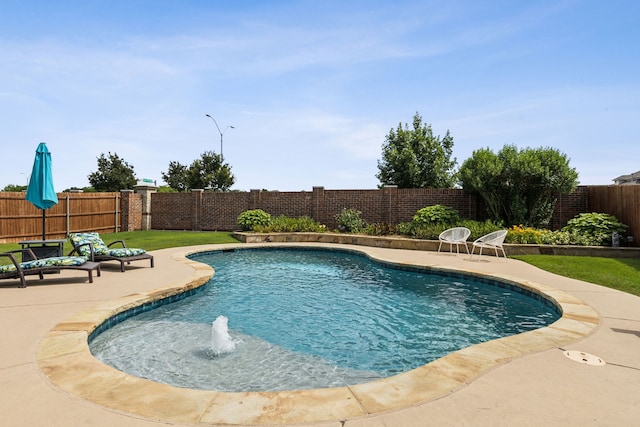 4328 Waterstone Rd, Fort Worth, TX 76244 - view of pool with a fenced backyard and a patio