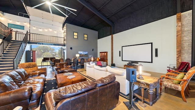 TBD Vz County Road 4418, Canton, TX 75103 - home theater with a high ceiling