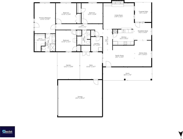 6325 Wallingford Dr, Fort Worth, TX 76133 - home floor plan