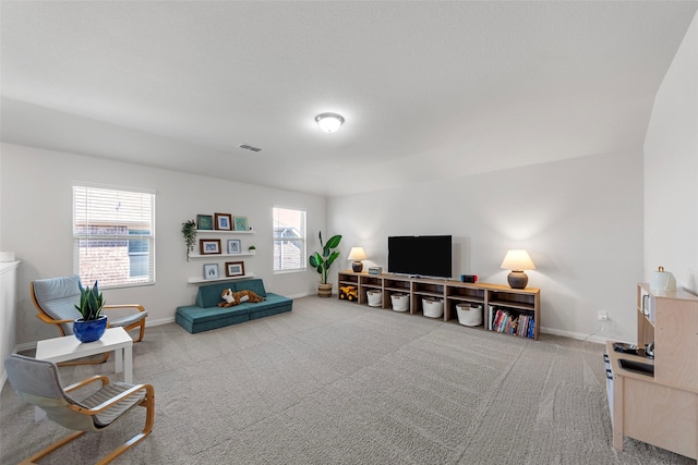 511 Rock Creek Dr, Princeton, TX 75407 - carpeted living area with baseboards
